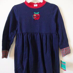 Healthtex Girls Apple Dress - Size 6X -  New w/Tags - 1990's NOS